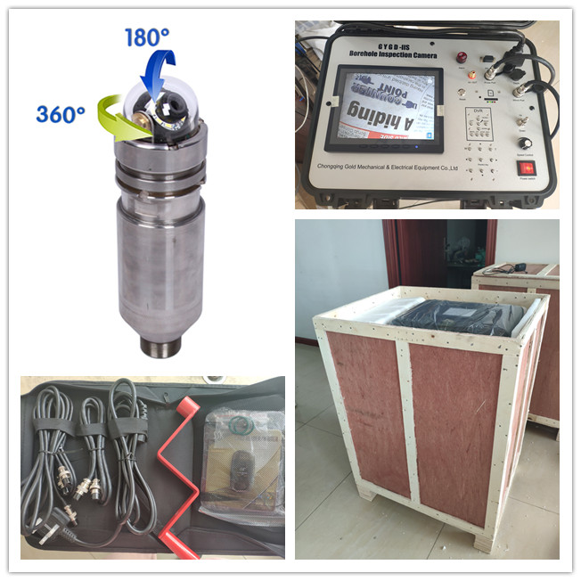 Rotating 360 Degree Borehole Inspection Camera Shipping to Romania ...